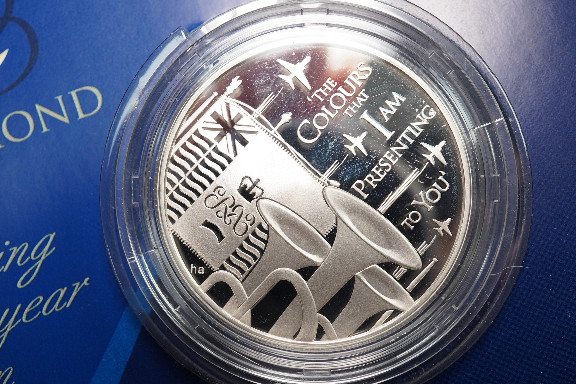 Royal Mint, QEII, the Queen’s Diamond Jubilee 2012, nine commemorative proof silver coins, each 28.28 g